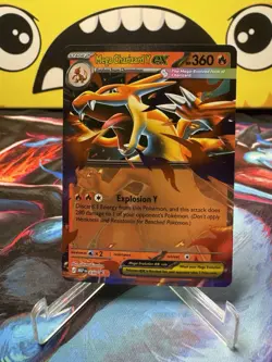 Mega Charizard Y ex Promo Mega Evolution Promo 030 Near Mint Holofoil Pokemon - Image 1