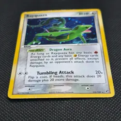 Pokemon TCG - Rayquaza (22/107) EX Deoxys - Damaged Holo Rare - Image 3