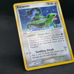 Pokemon TCG - Rayquaza (22/107) EX Deoxys - Damaged Holo Rare - Image 4