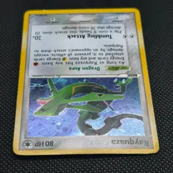 Pokemon TCG - Rayquaza (22/107) EX Deoxys - Damaged Holo Rare - Image 5