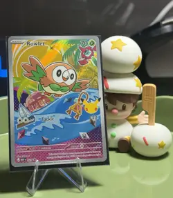 Pokemon First Partner Illustration Collection Rowlet Litten Popplio Promo SET NM - Image 3