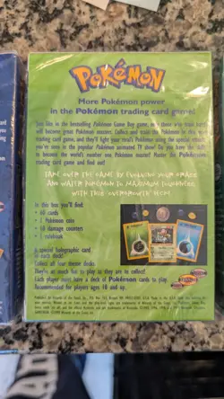 Pokemon Overgrowth Theme Deck 1999 Wizards of the Coast Gyarados Ivysaur Sealed - Image 2