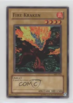 Fire Kraken Unlimited YuGiOh Magic Ruler Booster #MRL-014 2002 - Image 1