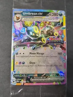 Pokemon Prismatic Evolutions Umbreon ex 060/131 Surprise Box Stamped Sealed NEW - Image 2