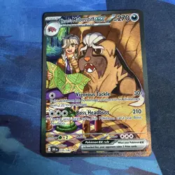 Arven's Mabosstiff ex 235/182 SIR, Destined Rivals, Full Art Holo Pokemon TCG NM - Image 1