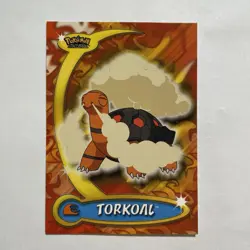 Torkoal #78 Pokemon 2004 Topps Advanced Challenge - Image 1