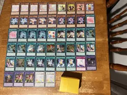 Yugioh Runick / Melfy / Spright Deck Comes Sleeved And Deck Box lot 3 - Image 1
