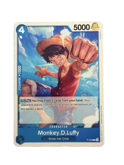 New: One Piece CCG Monkey.D.Luffy P-055 Promotion Cards Regular Promo - Image 1