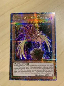 Yugioh! - Phoenixian Cluster Amaryllis (Platinum Secret Rare) RA04-EN136 NM - Image 1