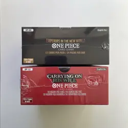 One Piece Card Game OP09 + OP13 - OP-09 + OP-13 Box English Sealed - Image 2