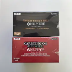 One Piece Card Game OP09 + OP13 - OP-09 + OP-13 Box English Sealed - Image 3