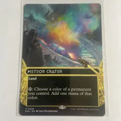 MTG Edge of Eternities - Meteor Crater - Rare - 0026 NM - Image 1