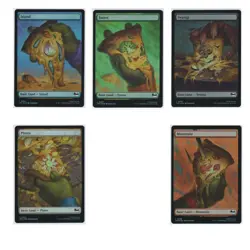 Pizza Land Full Art Set (5) 253-257) TCG TMNT Magic: The Gathering Foil NM - Image 1