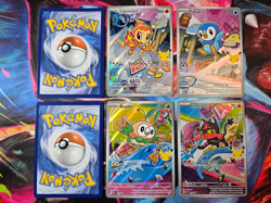 Pokemon First Partner Illustration Collection Series 1 Gen 4 & 7 Starters - Image 2
