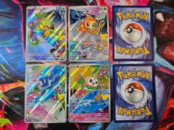 Pokemon First Partner Illustration Collection Series 1 Gen 4 & 7 Starters - Image 4