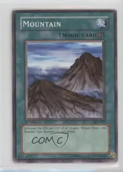 Mountain 1st Ed. YuGiOh Starter Deck Joey #SDJ-037 2003 - Image 1