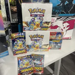 Pokemon Scarlet & Violet: Surging Sparks Booster Box & Bundle Packs Lot of 6 - Image 1