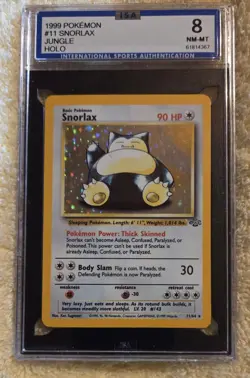 #11/64 Snorlax Jungle Holo 1999 Pokemon Vintage Card - Image 3