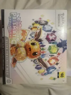Pokemon Prismatic Evolutions ETB Elite Trainer Box Sealed - Image 1