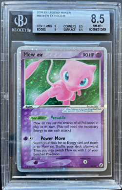 Pokemon Mew EX Holo Rare EX Legend Maker 2006 88/92 BGS Beckett 8.5 - Image 1
