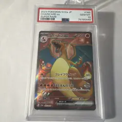 PSA 10 Charizard ex SR Super Rare 185/165 Japanese sv2a Pokemon Card Game 151 - Image 2