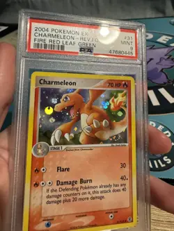 PSA 9 Pokemon 2004 Fire Red & Leaf Green Charmeleon Rev Foil 31/112 Mint - Image 1