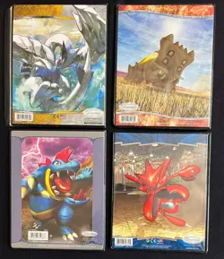 Pokemon Ultra PRO 4 Pocket Binders x4: Ho-Oh/Lugia, Diamond/Pearl, Platinum +1 - Image 2