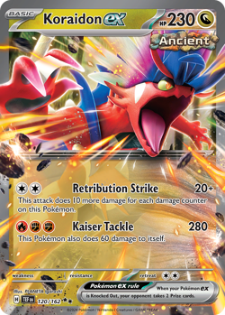 Koraidon ex 120/162 Double Rare | Temporal Forces | Pokemon Card - Image 1