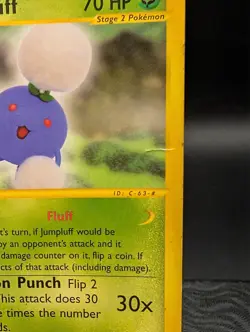 Pokemon TCG Jumpluff 17/147 Aquapolis Non-Holo Rare (MP, Clean Front w/ Dent) - Image 4