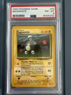 1999 Pokemon Game Magnemite Nm-Mt 8 - Image 1