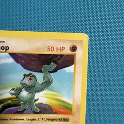 Pokemon Vintage 1st Edition Machop 052/102 Base Set (Shadowless) Wotc 1999 - Image 3