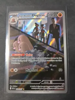 Pokemon Team Rockets Dugtrio 239/217 Ascended Heroes NM Sleeved & Top Loaded - Image 3