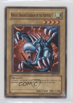 Winged Dragon Guardian of the Fortress #1 Unlimited YuGiOh Metal Raiders 2002 - Image 1