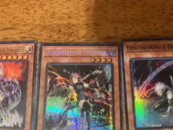 Yugioh Dinomorphia deck Comes Sleeved And Deck Box Lot 1 - Image 5