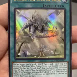 Wishes for Eyes of Blue SDWD-EN042 ULTRA RARE NM! +Bonus FREE SHIPPING! - Image 3