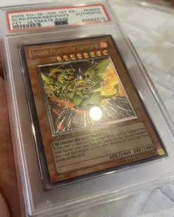 Yugioh! Sacred Phoenix of Nephthys FET-EN005 Ultimate Rare 1st Edition PSA - Image 4