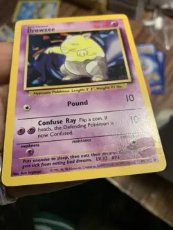 DROWZEE - 49/102 - Base Set - Pokemon Card - DMG TCG Vntg. - Image 2