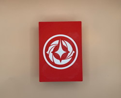 Disney Lorcana Deck Box 3D Printed Holds Two 60 Card Sleeved Decks - Red/White - Image 2