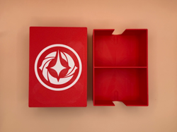 Disney Lorcana Deck Box 3D Printed Holds Two 60 Card Sleeved Decks - Red/White - Image 5