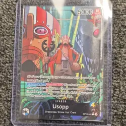 Bandai One Piece CCG Usopp Leader Card OP10-042 5000 Power English Standard - Image 1