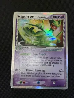 Pokemon Sceptile EX Holo Card Delta Species 96/100 Crystal Guardians - Image 2