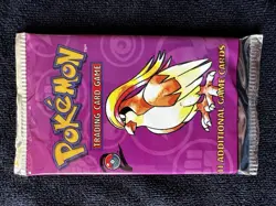 Pokemon Base Set 2 Sealed Booster Pack Pidgeot Art 11 Cards Wizards - Image 1