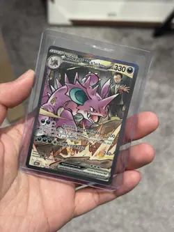 Pokemon TCG Team Rockets Nidoking EX Card 233/182 Sir Destined Rivals NM Rare - Image 1