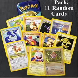 PTCG 1st Edition Booster Pack 11 Cards Charizard Trading Card Game Collection - Image 5
