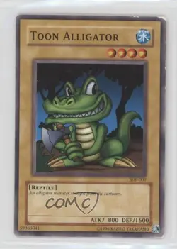 Toon Alligator Unlimited YuGiOh Starter Deck Pegasus #SDP-009 2003 - Image 1