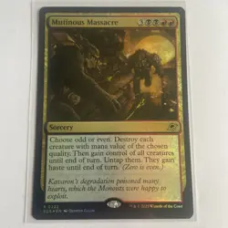 MTG Edge of Eternities - Mutinous Massacre(Foil) Rare 0222 NM - Image 1