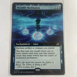 MTG Edge of Eternities - Moonlit Meditation(Extended Art) Rare 0327 NM - Image 1