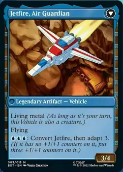 Magic The Gathering MTG JETFIRE, INGENIOUS SCIENTIST Transformers NM Near Mint - Image 2
