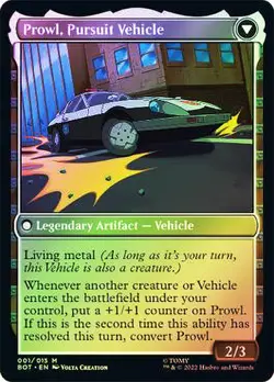 Magic The Gathering MTG PROWL, STOIC STRATEGIST FOIL Transformers NM Near Mint - Image 2