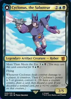 Magic The Gathering MTG CYCLONUS, THE SABOTEUR Transformers NM Near Mint - Image 1